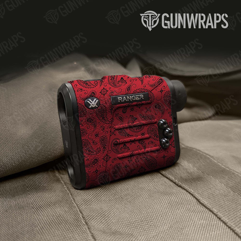 Bandana Red Black Rangefinder Gear Skin Vinyl Wrap