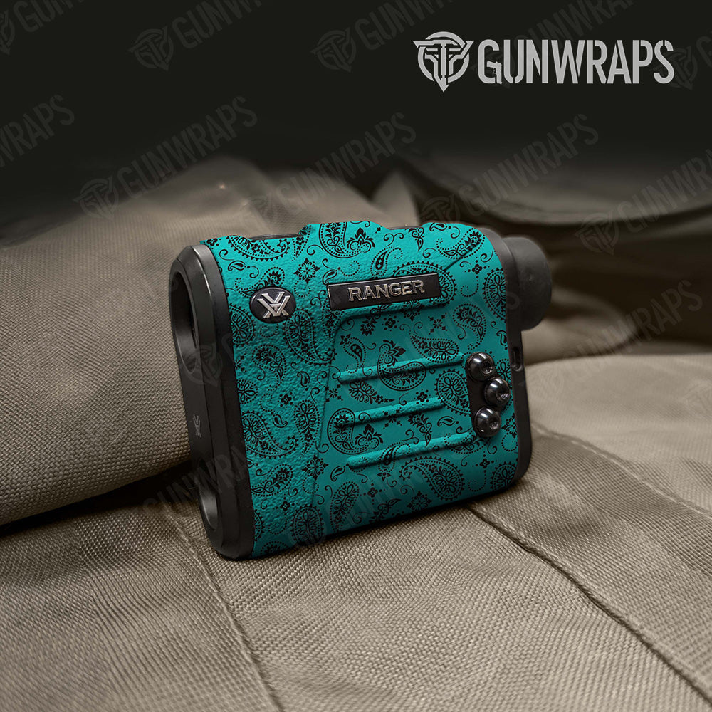 Bandana Tiffany Blue Black Rangefinder Gear Skin Vinyl Wrap