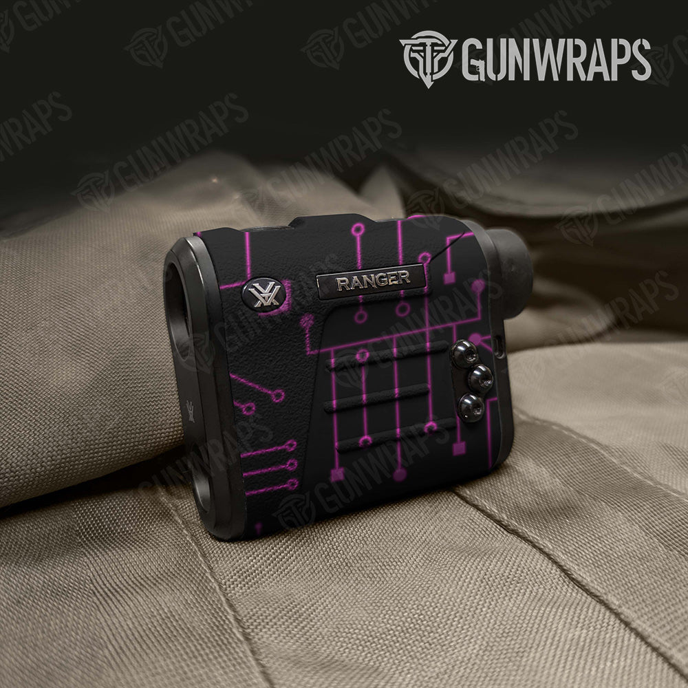 Circuit Board Magenta Rangefinder Gear Skin Vinyl Wrap