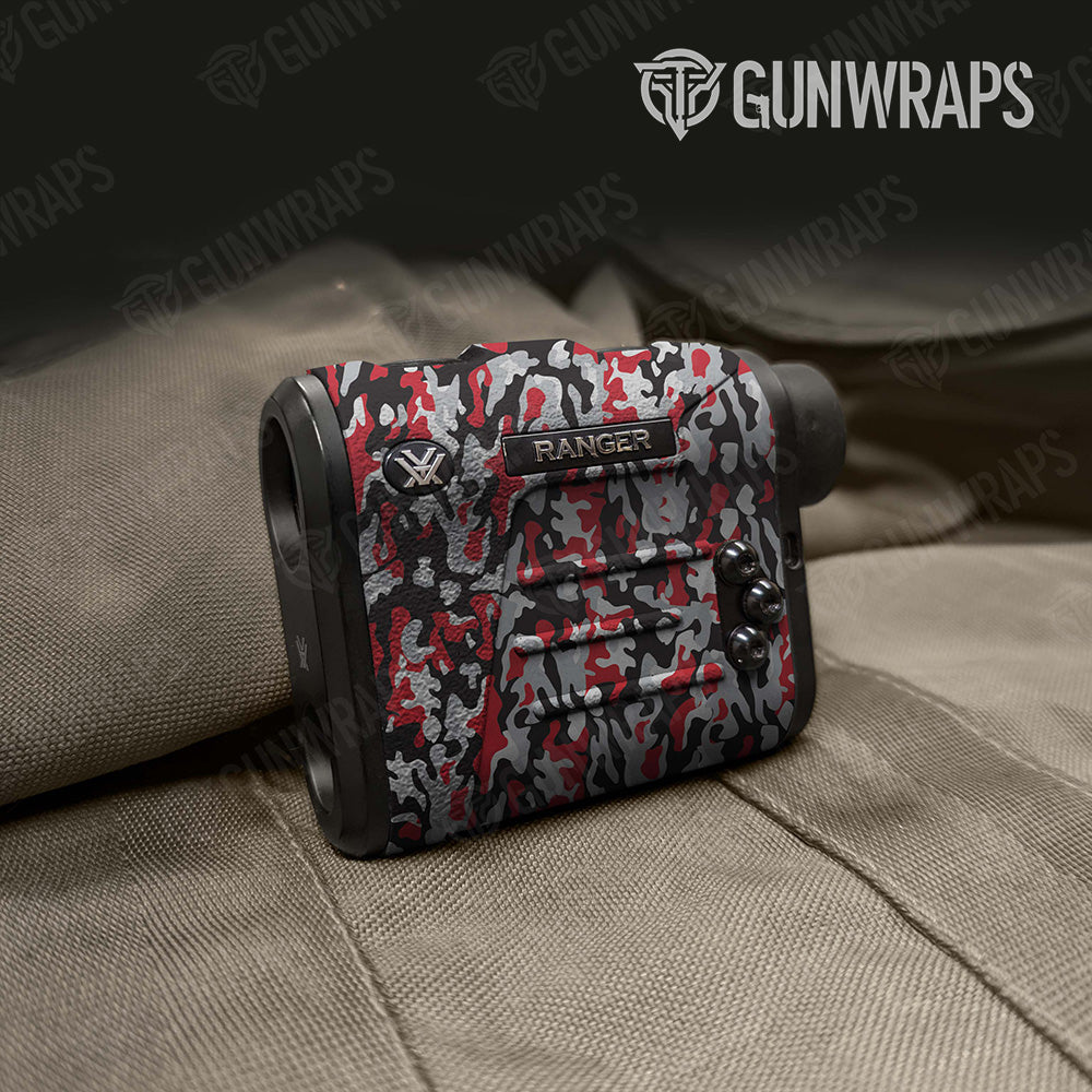 Classic Red Tiger Camo Rangefinder Gear Skin Vinyl Wrap