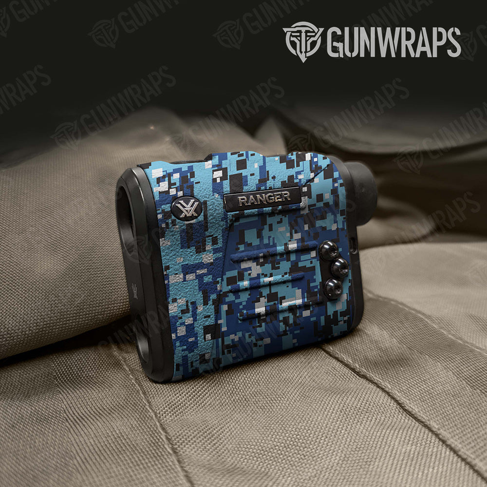 Digital Baby Blue Camo Rangefinder Gear Skin Vinyl Wrap