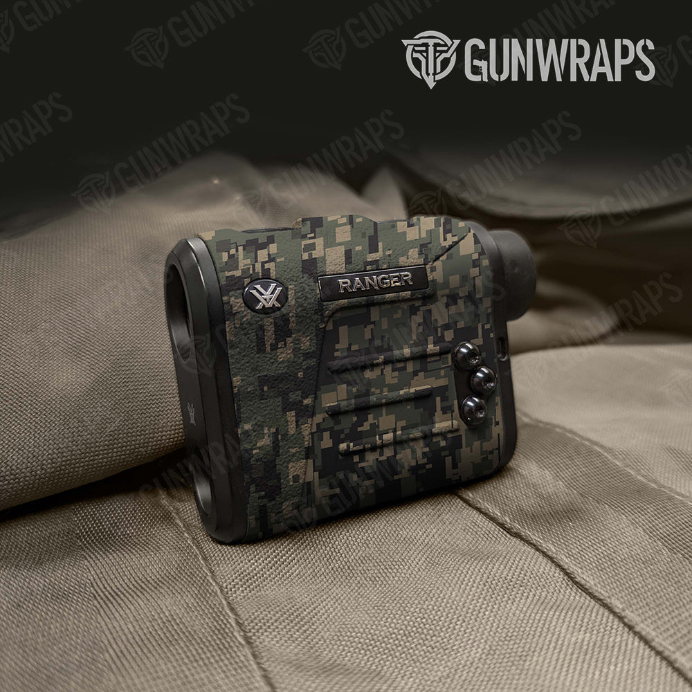 Digital Militant Green Camo Rangefinder Gear Skin Vinyl Wrap