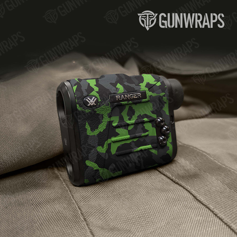 Erratic Metro Green Camo Rangefinder Gear Skin Vinyl Wrap