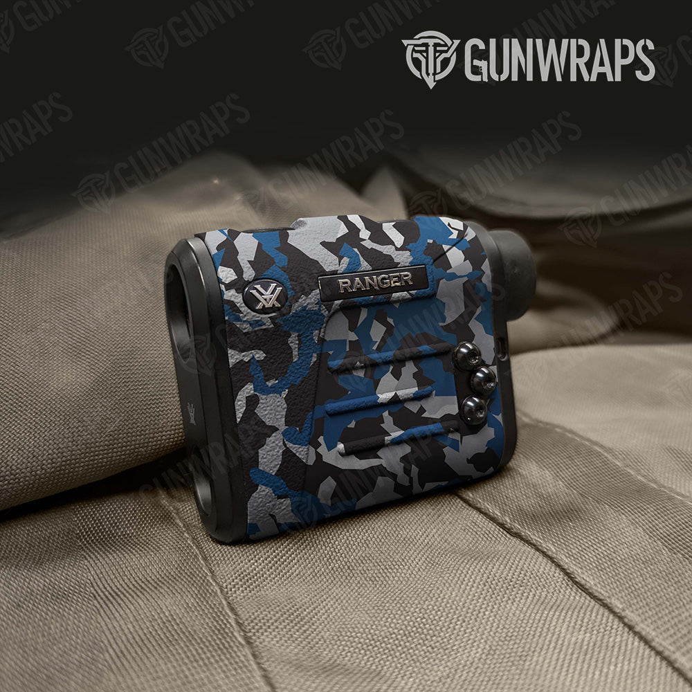 Erratic Blue Tiger Camo Rangefinder Gear Skin Vinyl Wrap