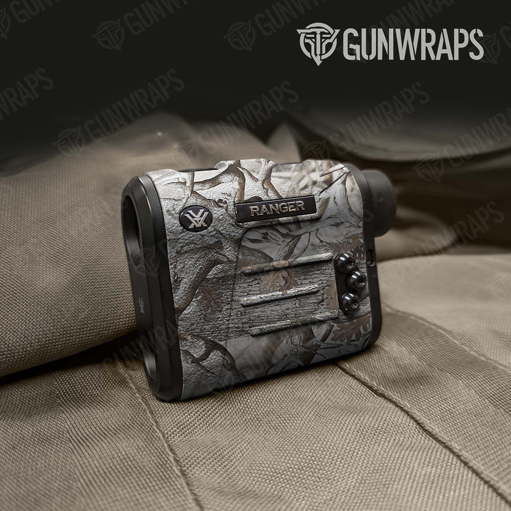 Nature Lifeless Snow Woods Buck Skull Camo Rangefinder Gear Skin Vinyl Wrap