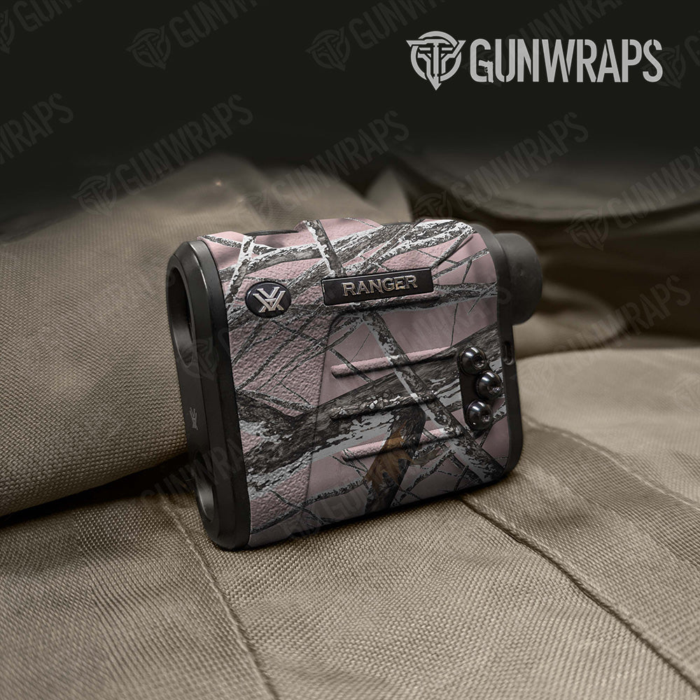 Nature Pink Snowstorm Camo Rangefinder Gear Skin Vinyl Wrap