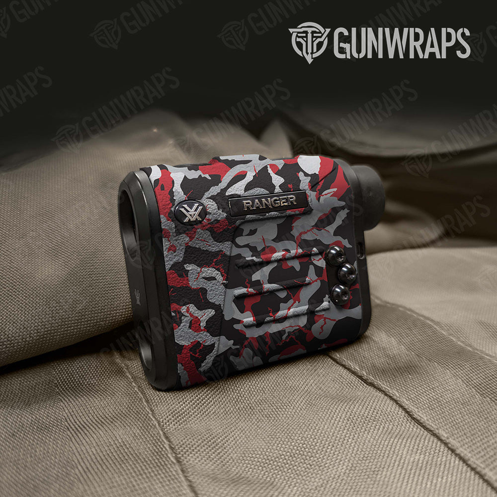 Ragged Red Tiger Camo Rangefinder Gear Skin Vinyl Wrap