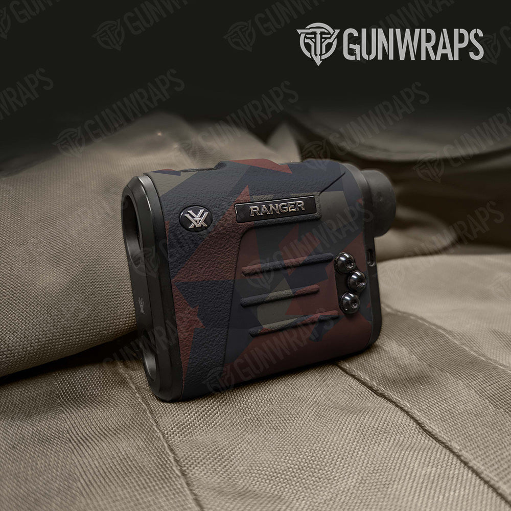 Shattered Blue Copper Camo Rangefinder Gear Skin Vinyl Wrap