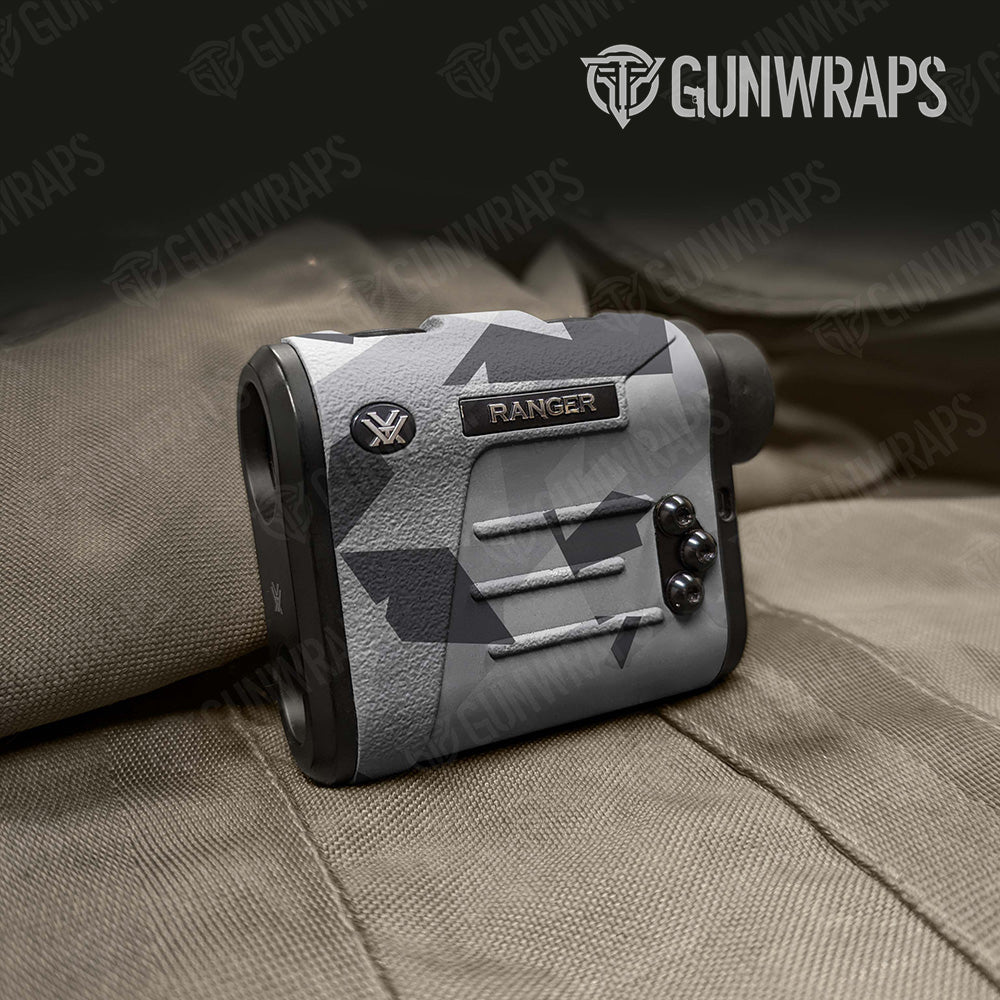 Shattered Snow Camo Rangefinder Gear Skin Vinyl Wrap
