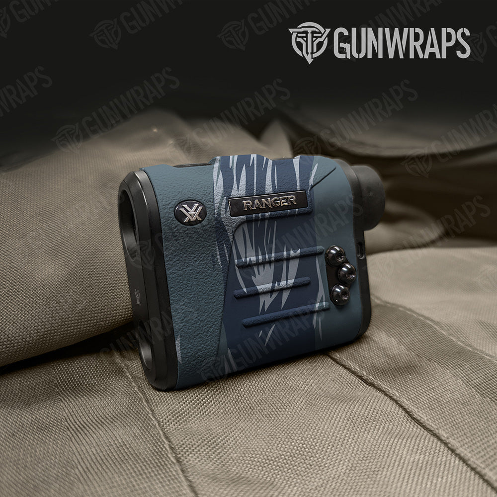 Shredded Navy Camo Rangefinder Gear Skin Vinyl Wrap