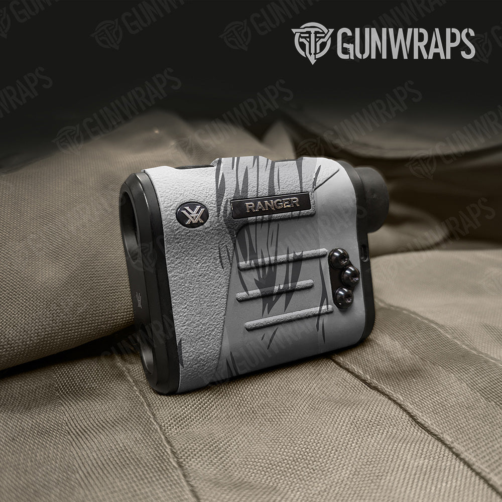 Shredded Snow Camo Rangefinder Gear Skin Vinyl Wrap