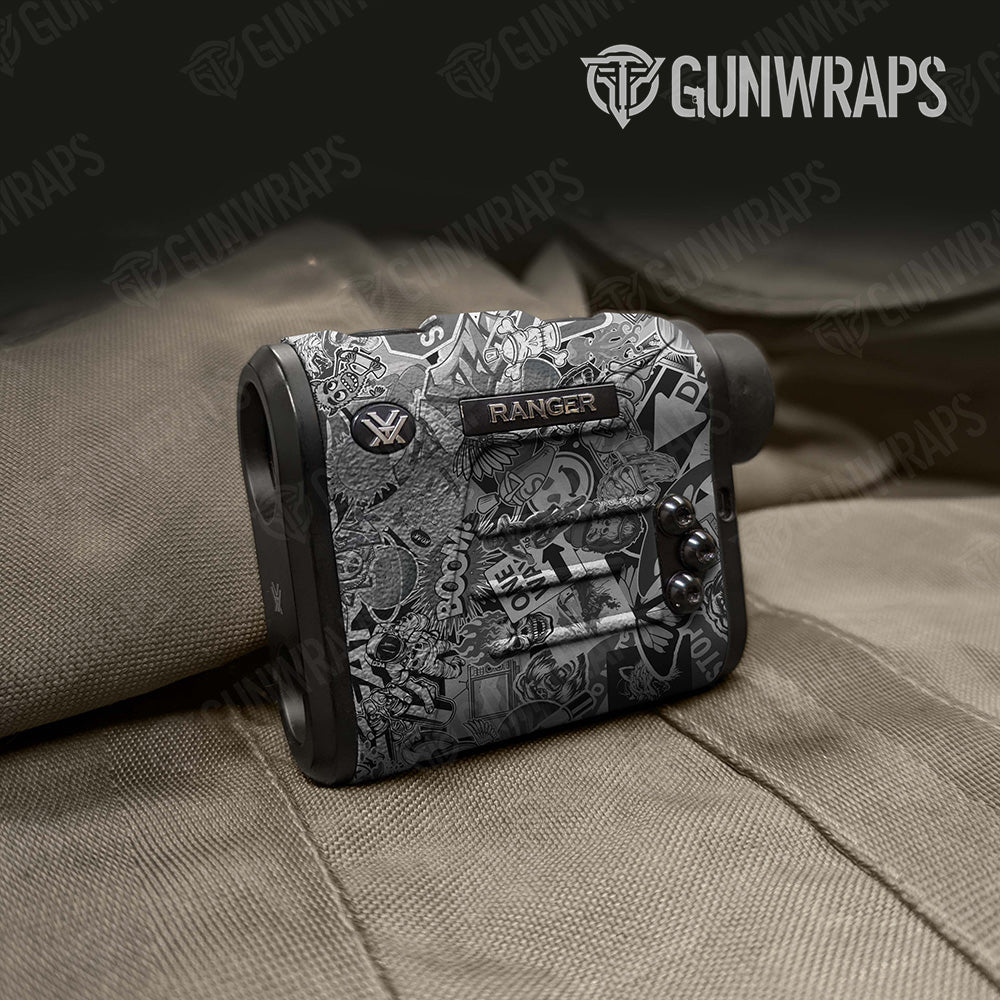 Stickerbomb Grey Rangefinder Gear Skin Vinyl Wrap