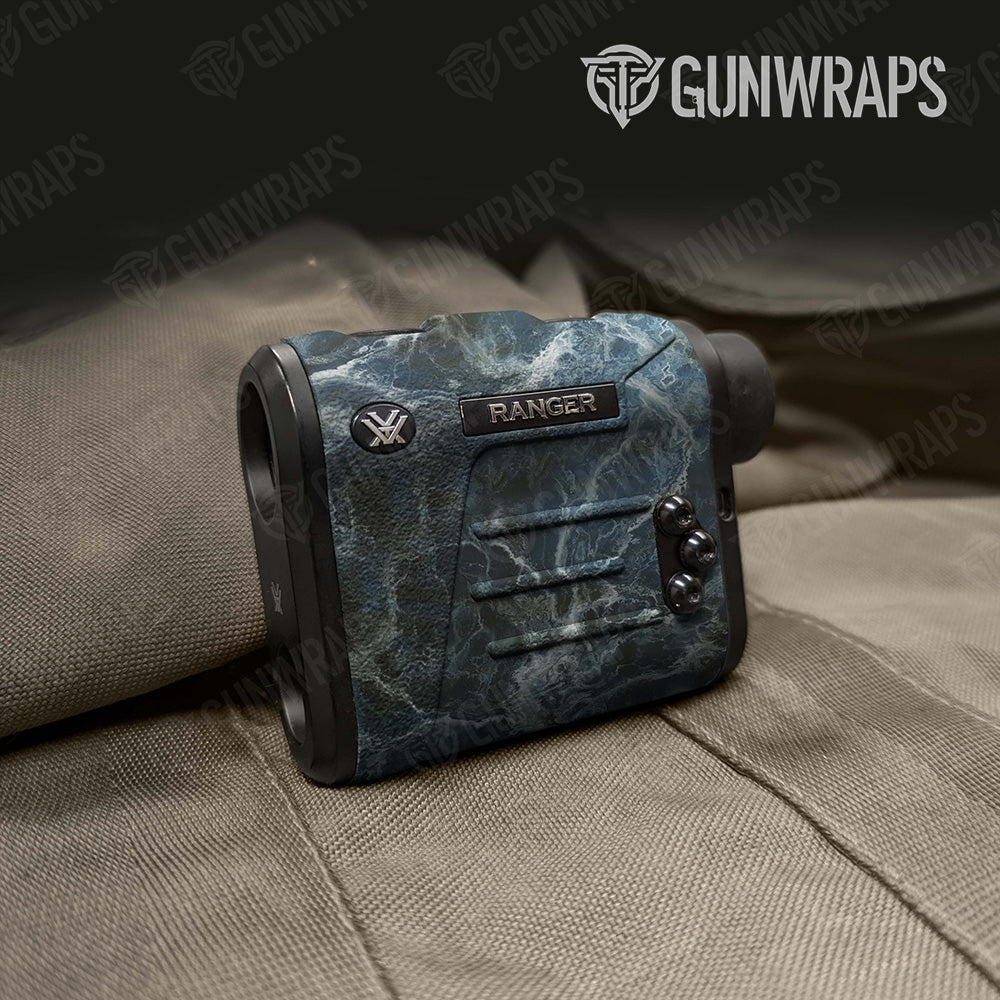 Stone Blue Bordeaux Marble Rangefinder Gear Skin Vinyl Wrap