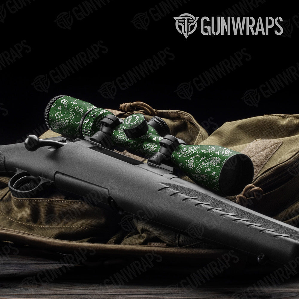 Bandana Green White Scope Gear Skin Vinyl Wrap
