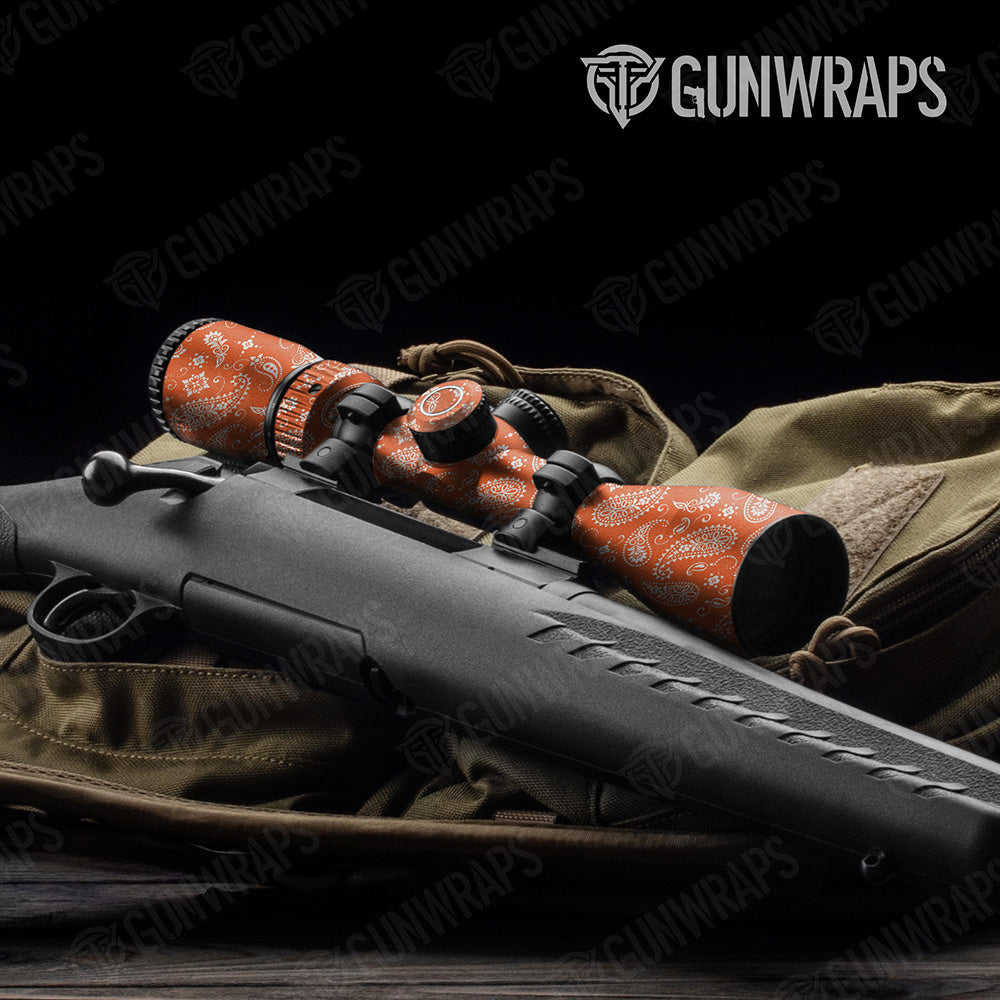 Bandana Orange White Scope Gear Skin Vinyl Wrap