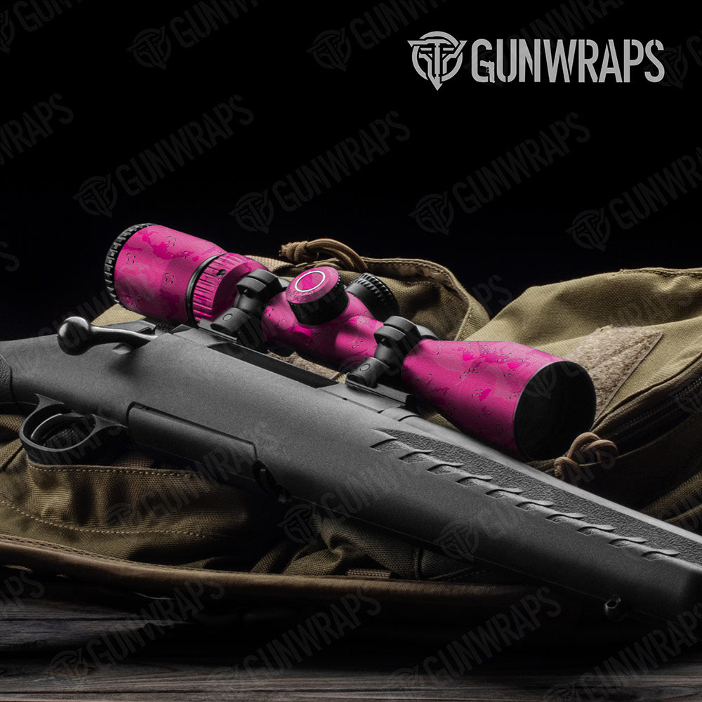 Battle Storm Elite Magenta Camo Scope Gear Skin Vinyl Wrap