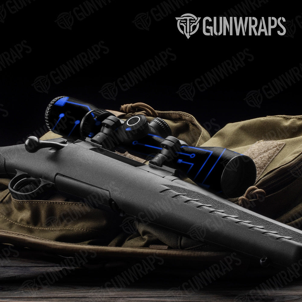 Circuit Board Blue Scope Gear Skin Vinyl Wrap