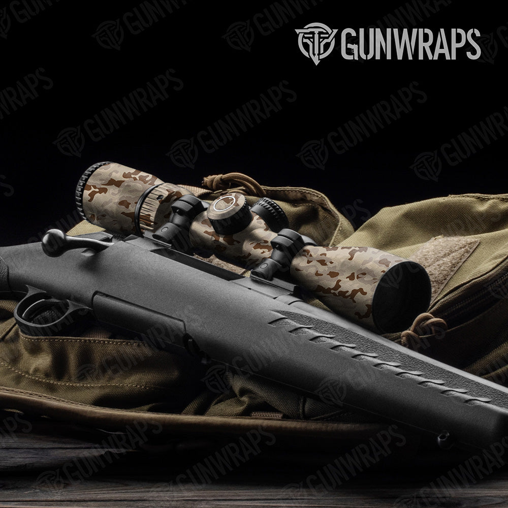 Classic Desert Camo Scope Gear Skin Vinyl Wrap