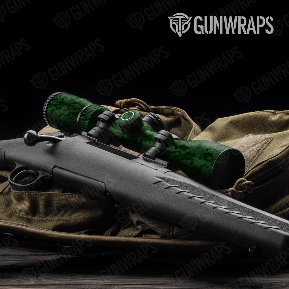 Classic Elite Green Camo Scope Gear Skin Vinyl Wrap
