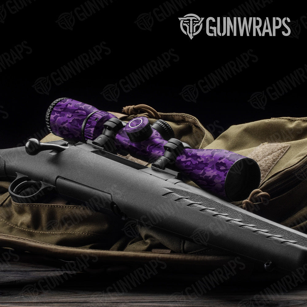 Classic Elite Purple Camo Scope Gear Skin Vinyl Wrap