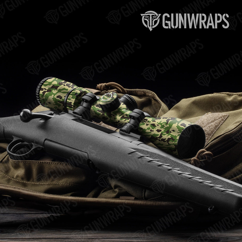 Classic Jungle Camo Scope Gear Skin Vinyl Wrap