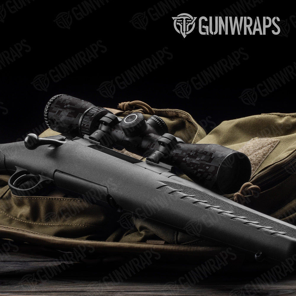 Digital Elite Black Camo Scope Gear Skin Vinyl Wrap