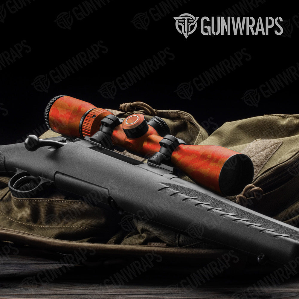 Erratic Elite Orange Camo Scope Gear Skin Vinyl Wrap
