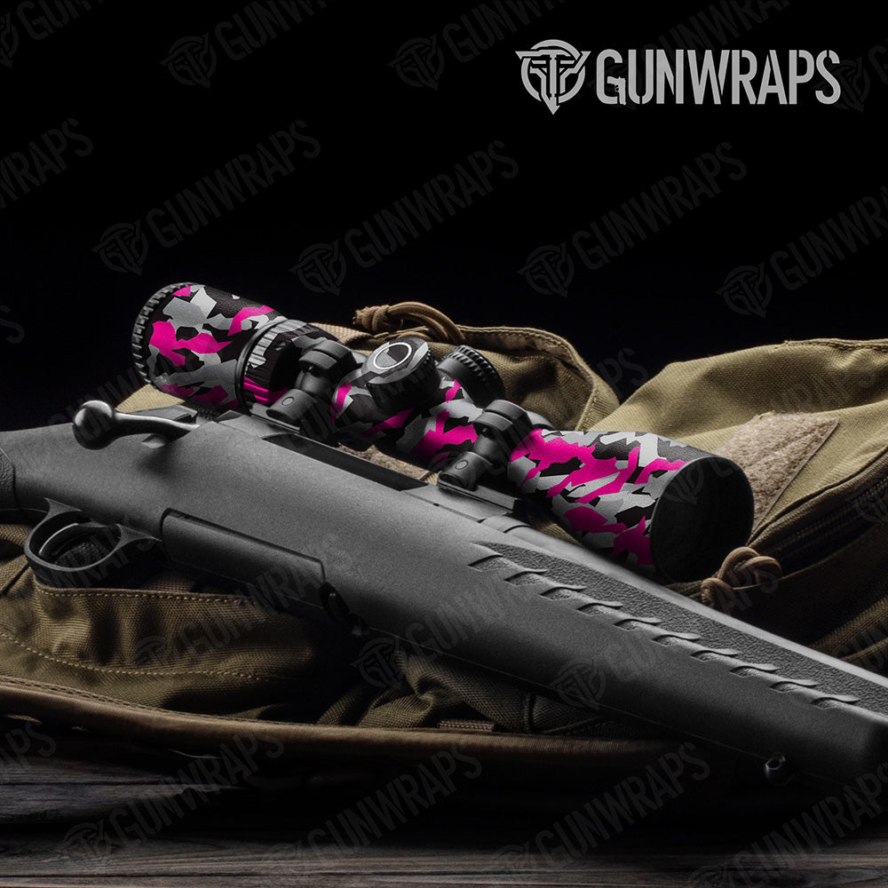 Erratic Magenta Tiger Camo Scope Gear Skin Vinyl Wrap