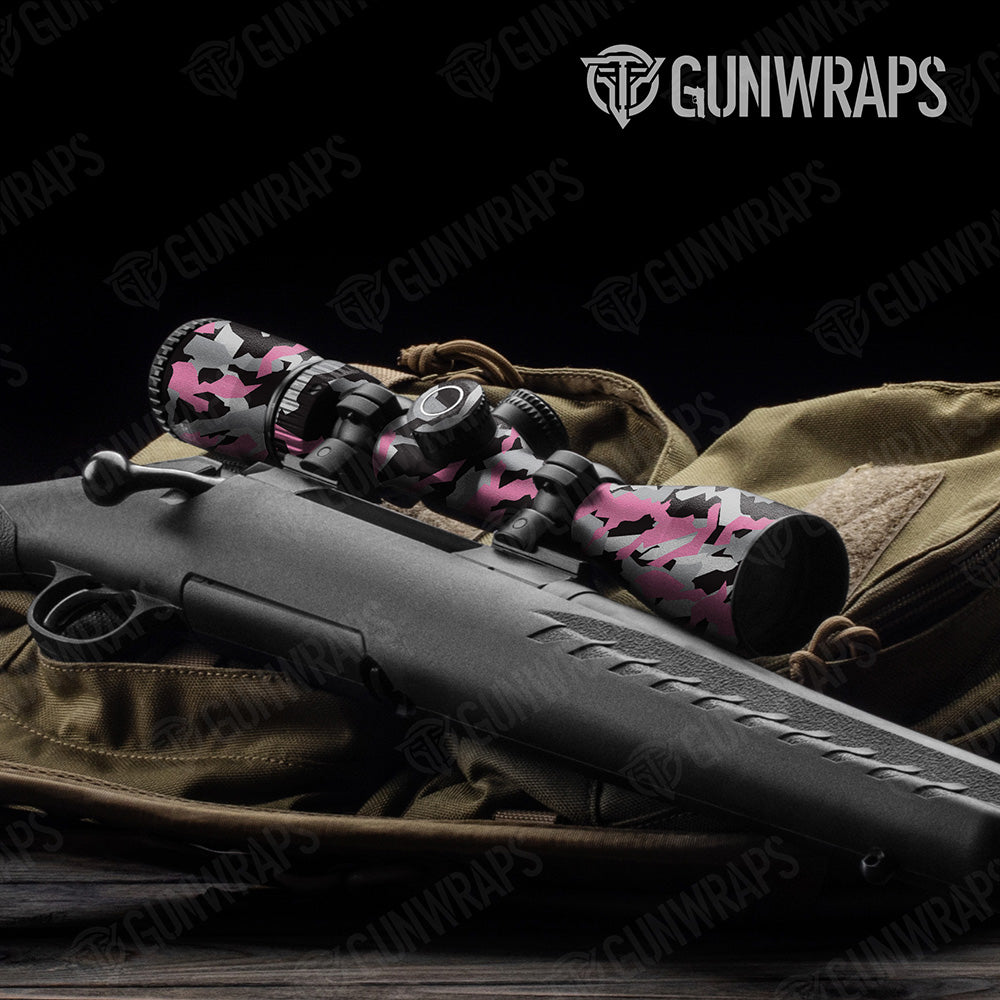 Erratic Pink Tiger Camo Scope Gear Skin Vinyl Wrap