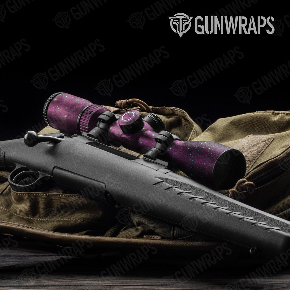 Galaxy Purple Nebula Scope Gear Skin Vinyl Wrap