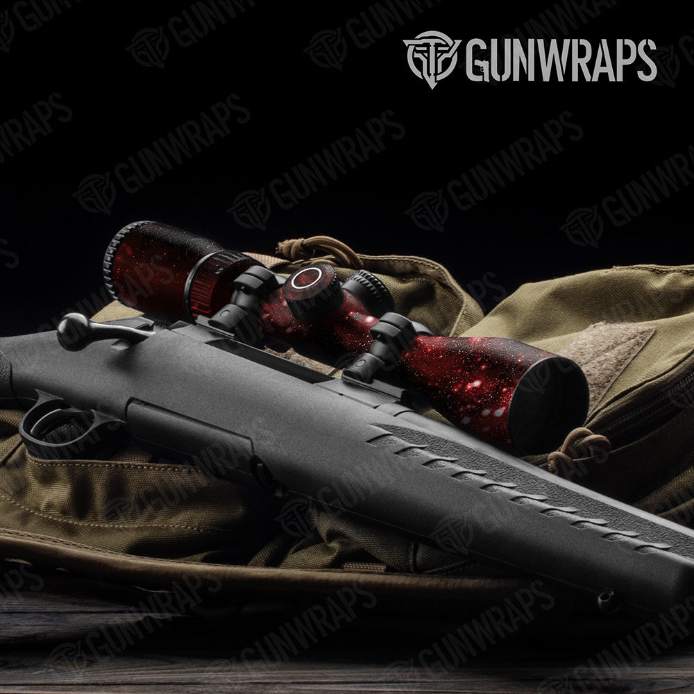 Galaxy Red Scope Gear Skin Vinyl Wrap