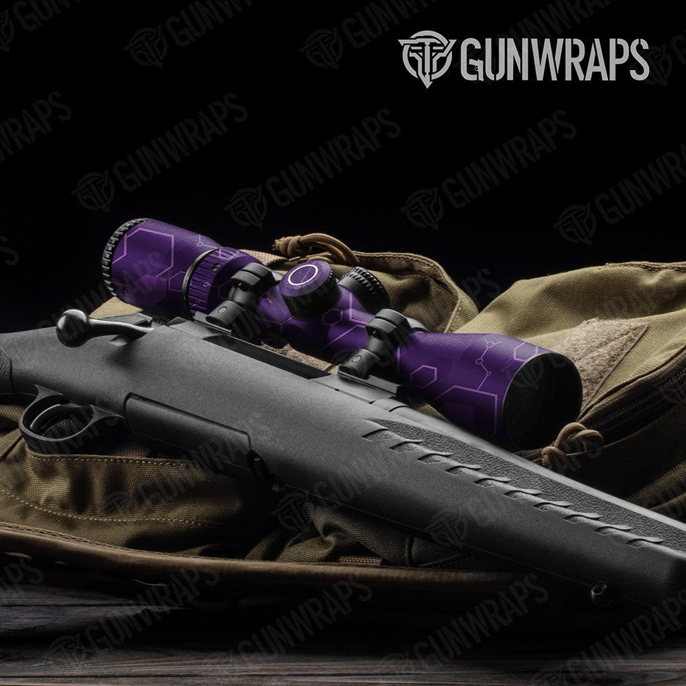 Hex DNA Elite Purple Scope Gear Skin Vinyl Wrap