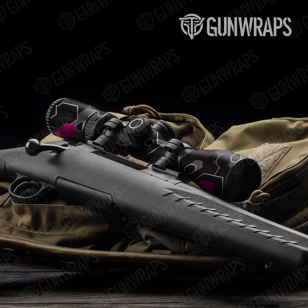 Hex DNA Magenta Scope Gear Skin Vinyl Wrap