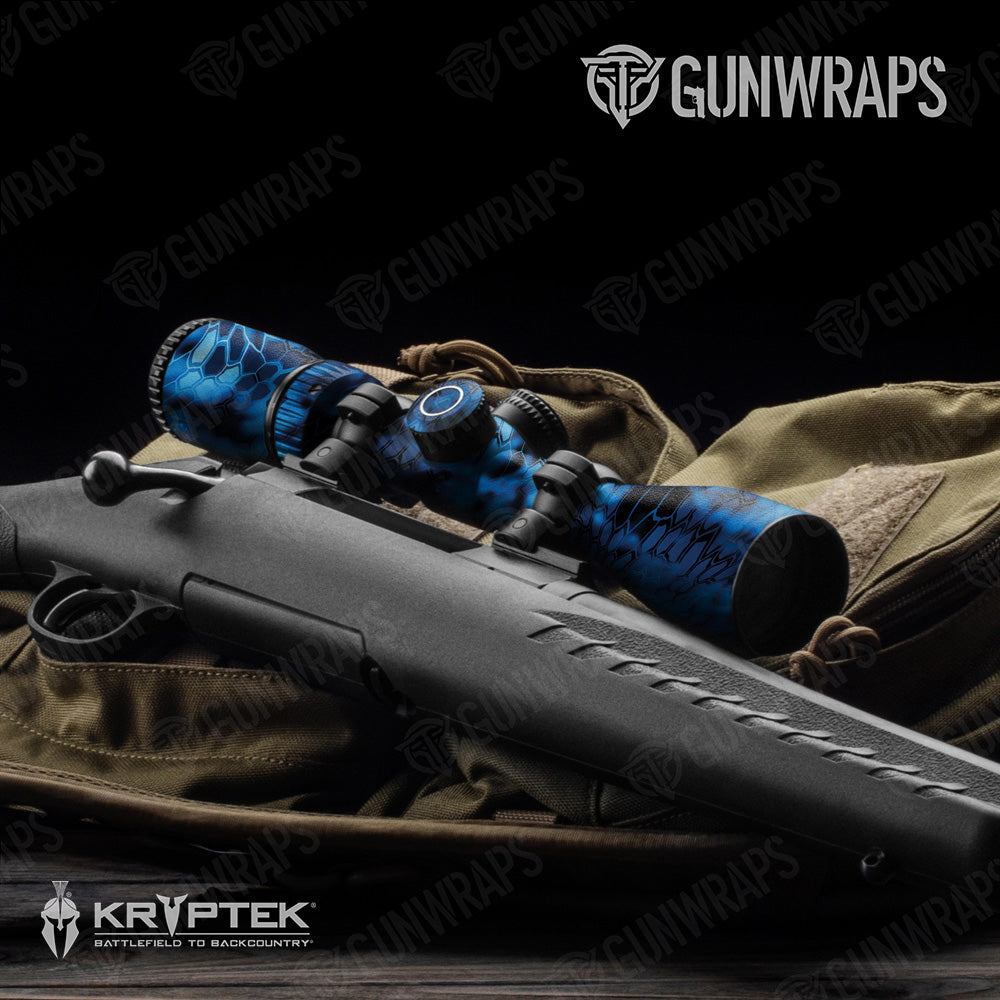 Scope Kryptek Blue Lightning Camo Gear Skin Vinyl Wrap