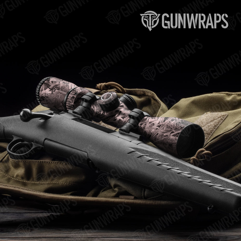 Nature Pink Grassland Camo Scope Gear Skin Vinyl Wrap