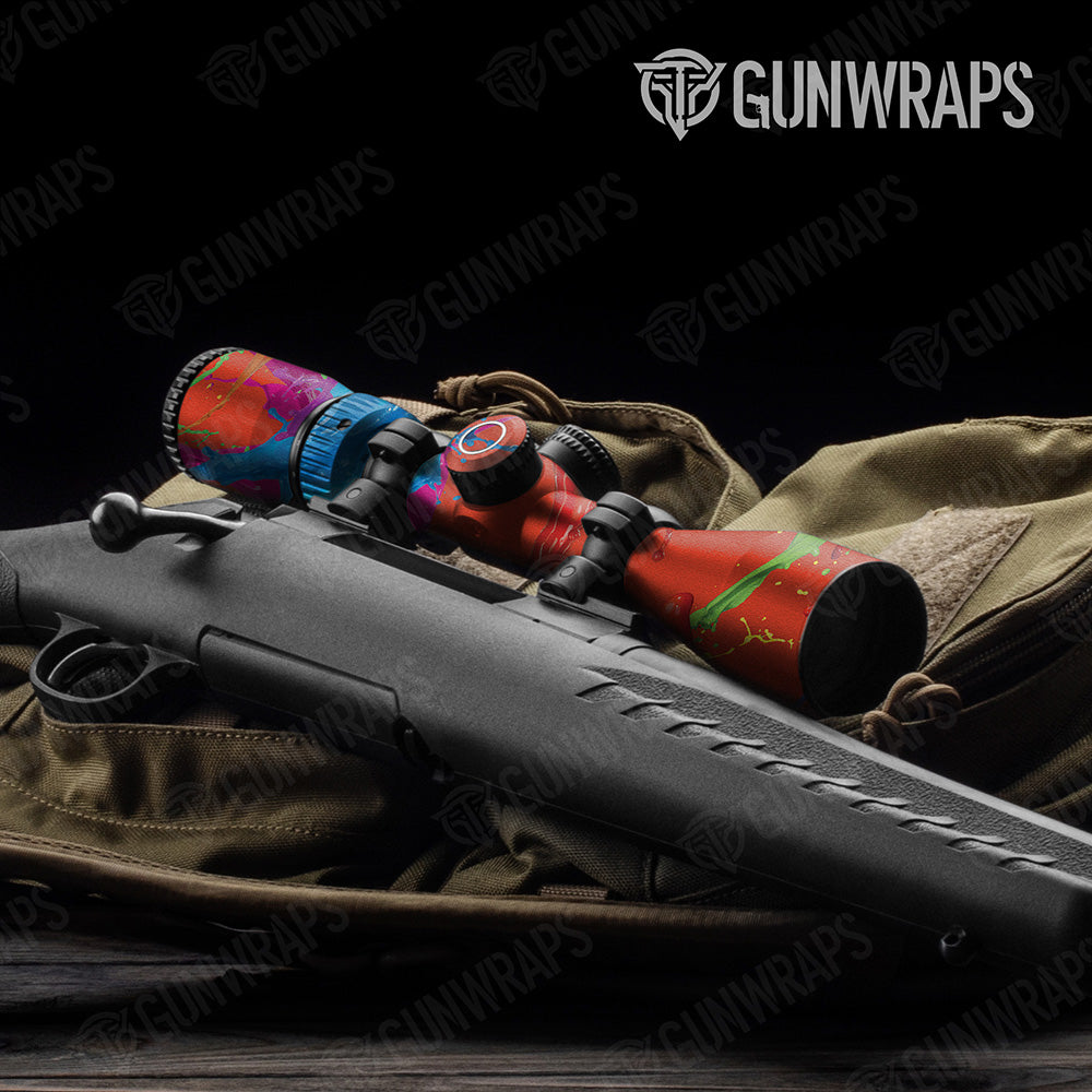 Paint Splatter Tomato Scope Gear Skin Vinyl Wrap