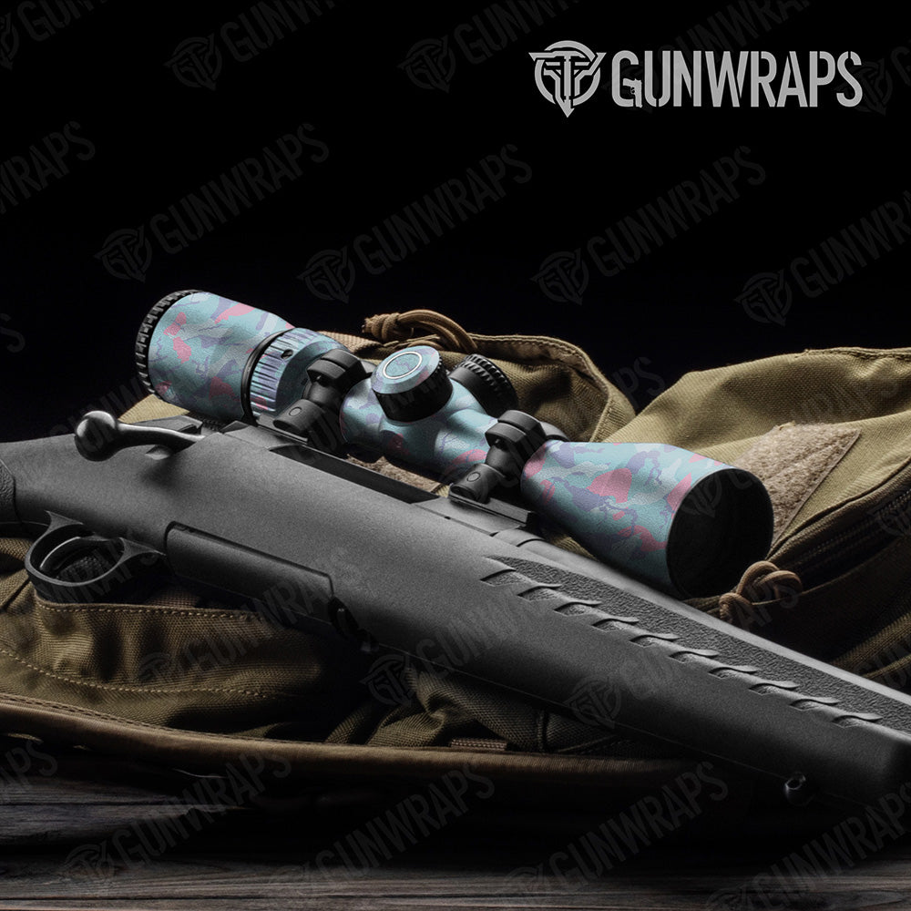 Ragged Cotton Candy Camo Scope Gear Skin Vinyl Wrap