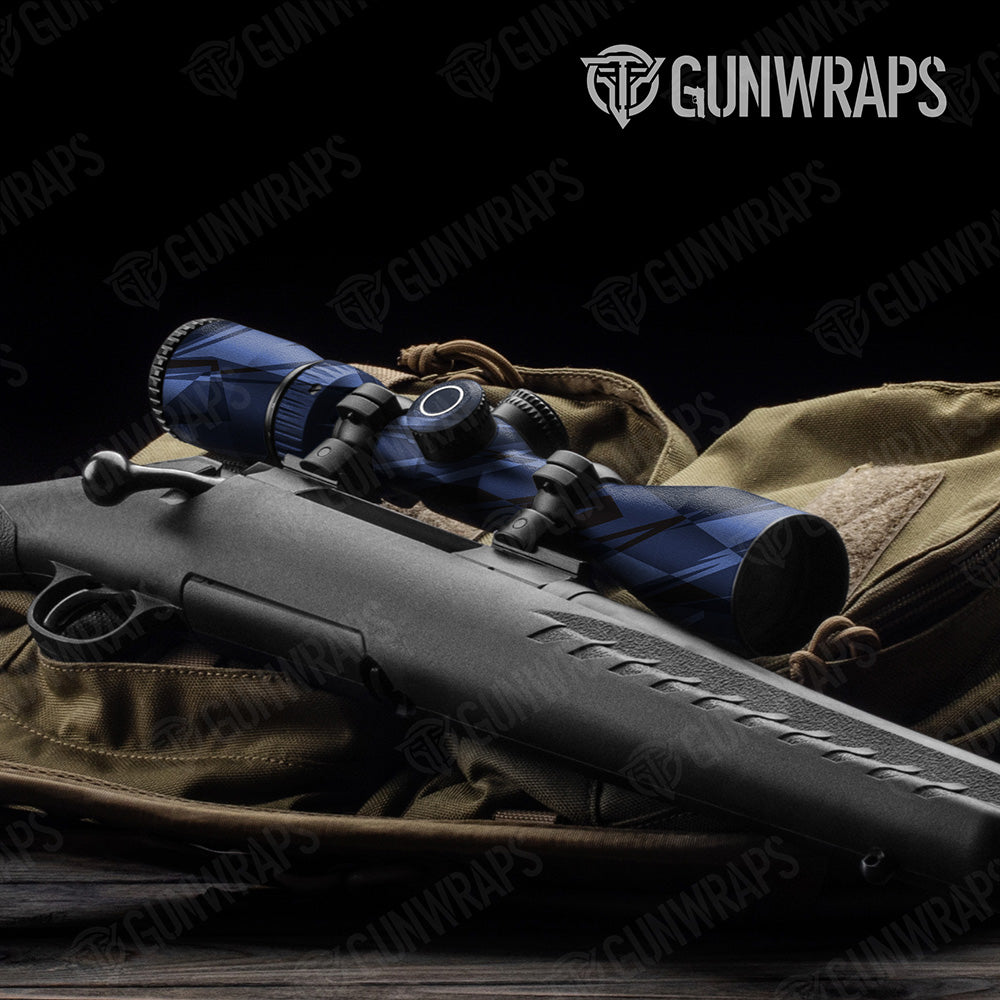 Sharp Blue Midnight Camo Scope Gear Skin Vinyl Wrap