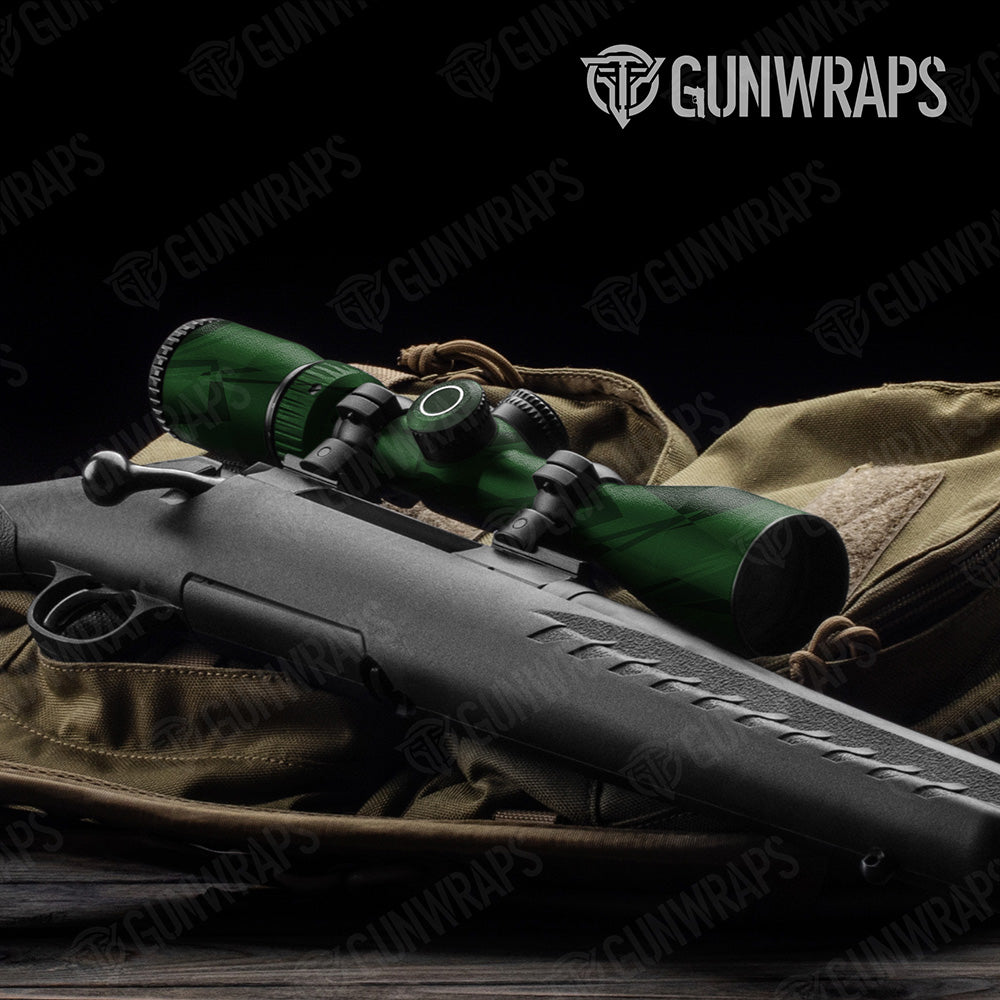 Sharp Elite Green Camo Scope Gear Skin Vinyl Wrap