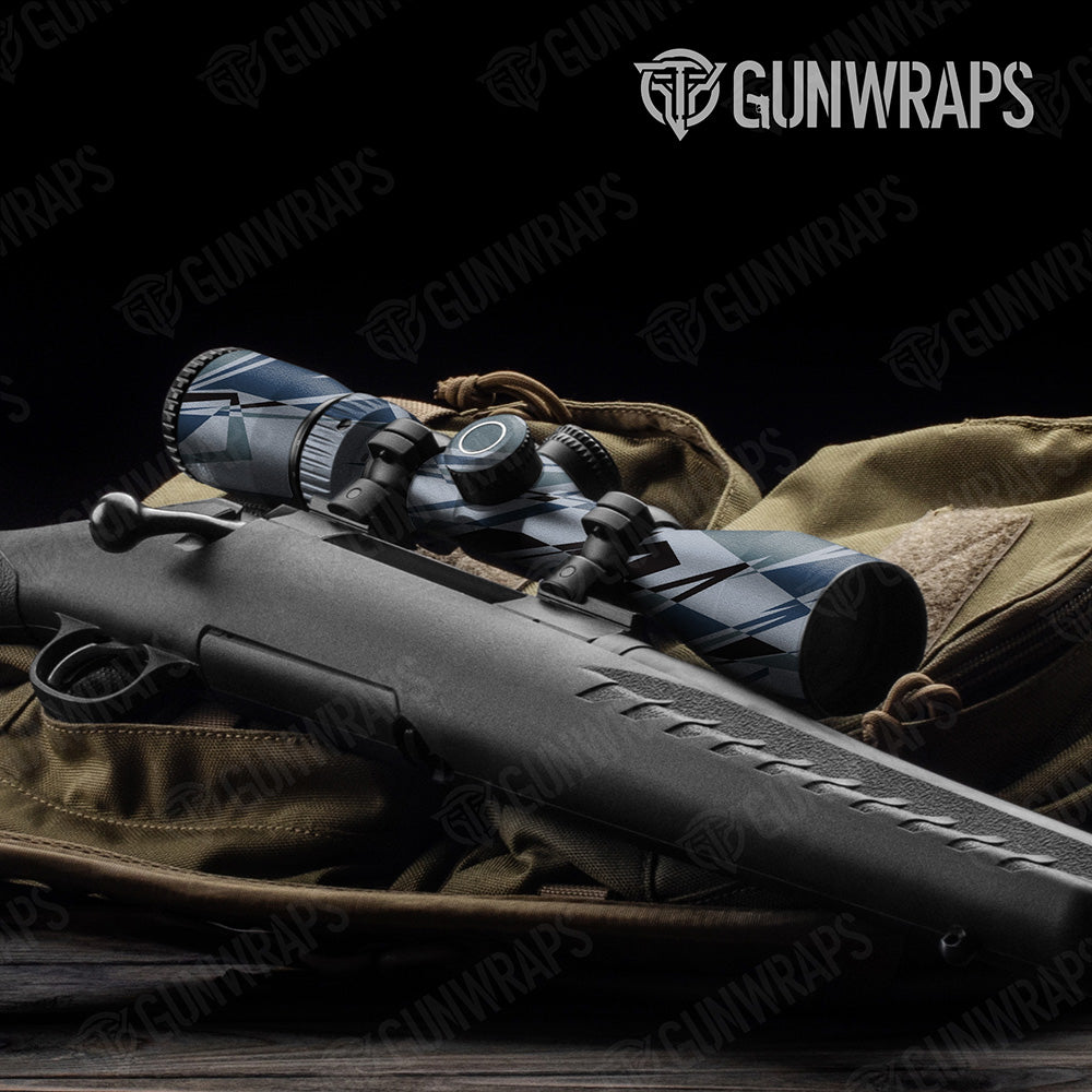 Sharp Navy Camo Scope Gear Skin Vinyl Wrap
