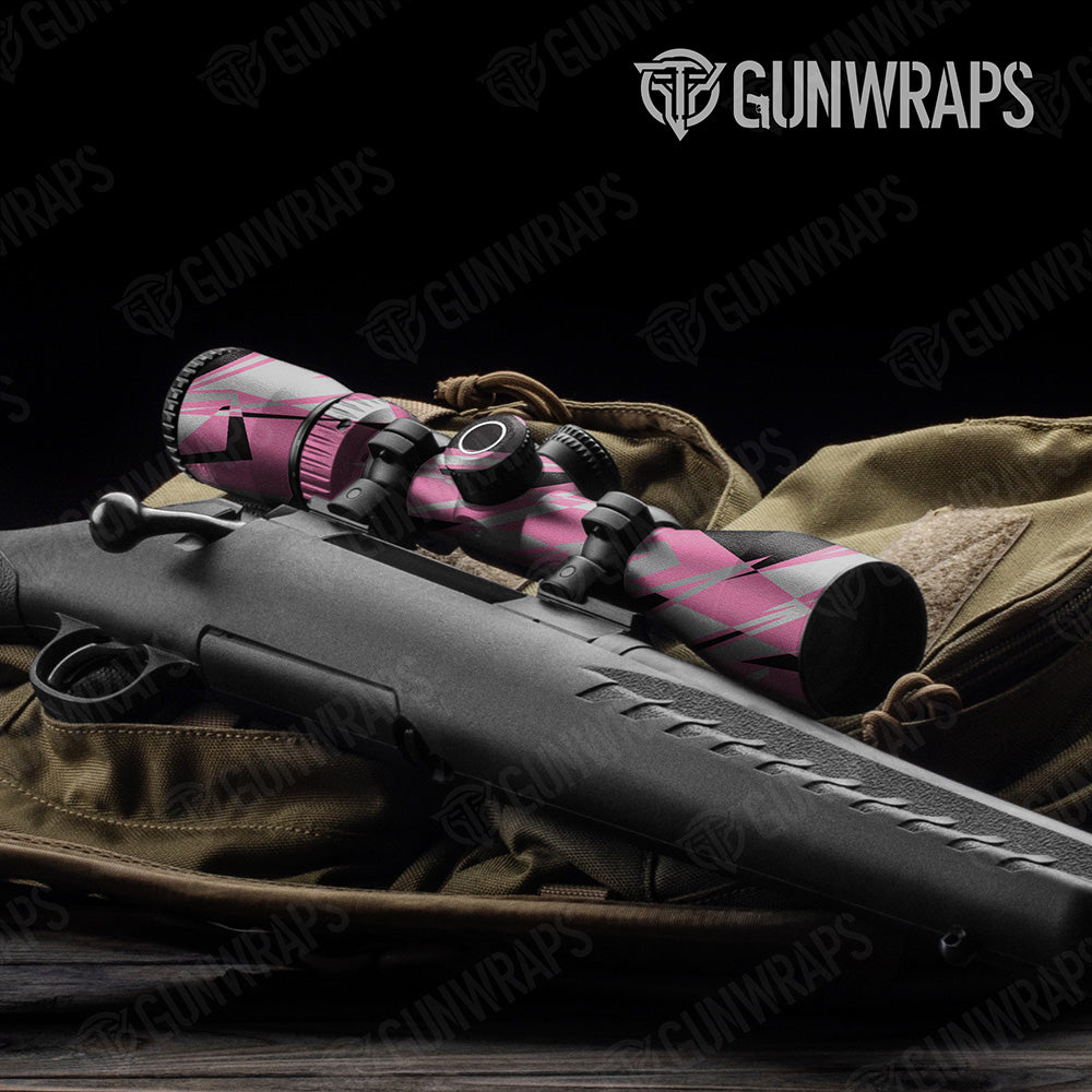 Sharp Pink Tiger Camo Scope Gear Skin Vinyl Wrap