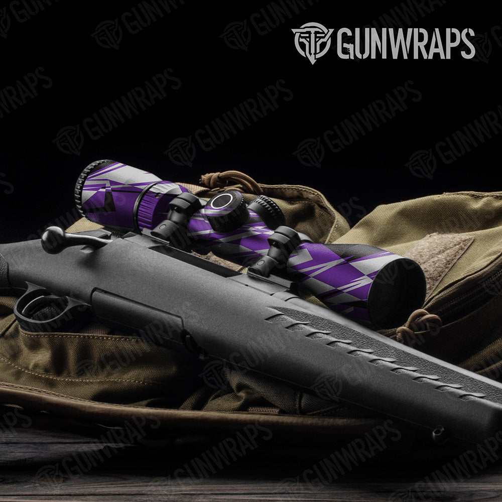 Sharp Purple Tiger Camo Scope Gear Skin Vinyl Wrap