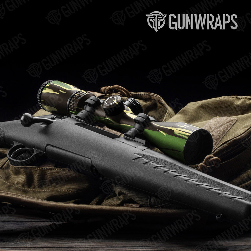 Shredded Jungle Camo Scope Gear Skin Vinyl Wrap