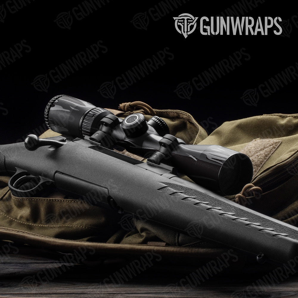 Shredded Midnight Camo Scope Gear Skin Vinyl Wrap
