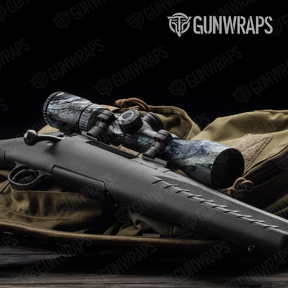 Stone Typhoon Gray Granite Scope Gear Skin Vinyl Wrap