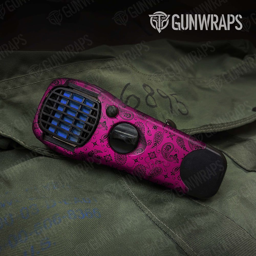 Bandana Magenta Black Thermacell Gear Skin Vinyl Wrap