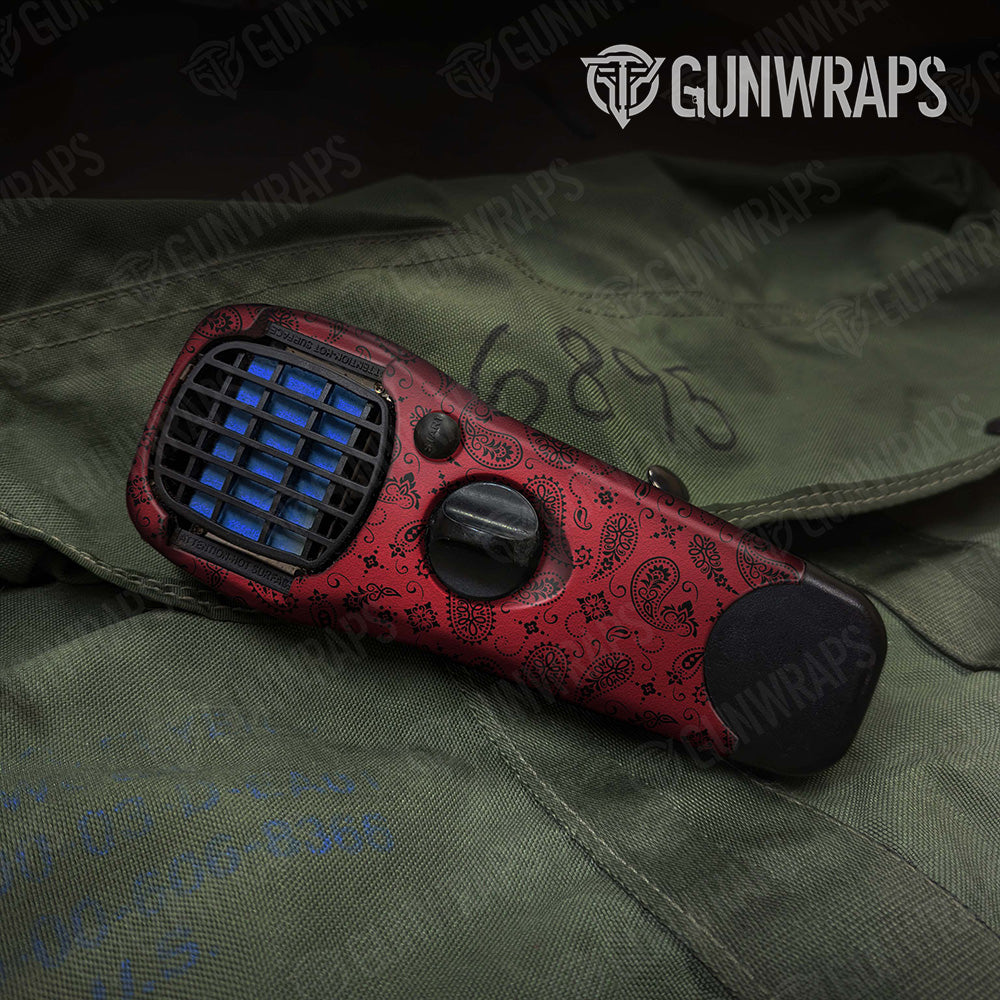 Bandana Red Black Thermacell Gear Skin Vinyl Wrap