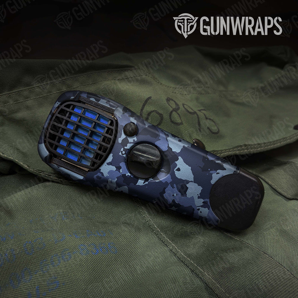 Cumulus Blue Urban Night Camo Thermacell Gear Skin Vinyl Wrap