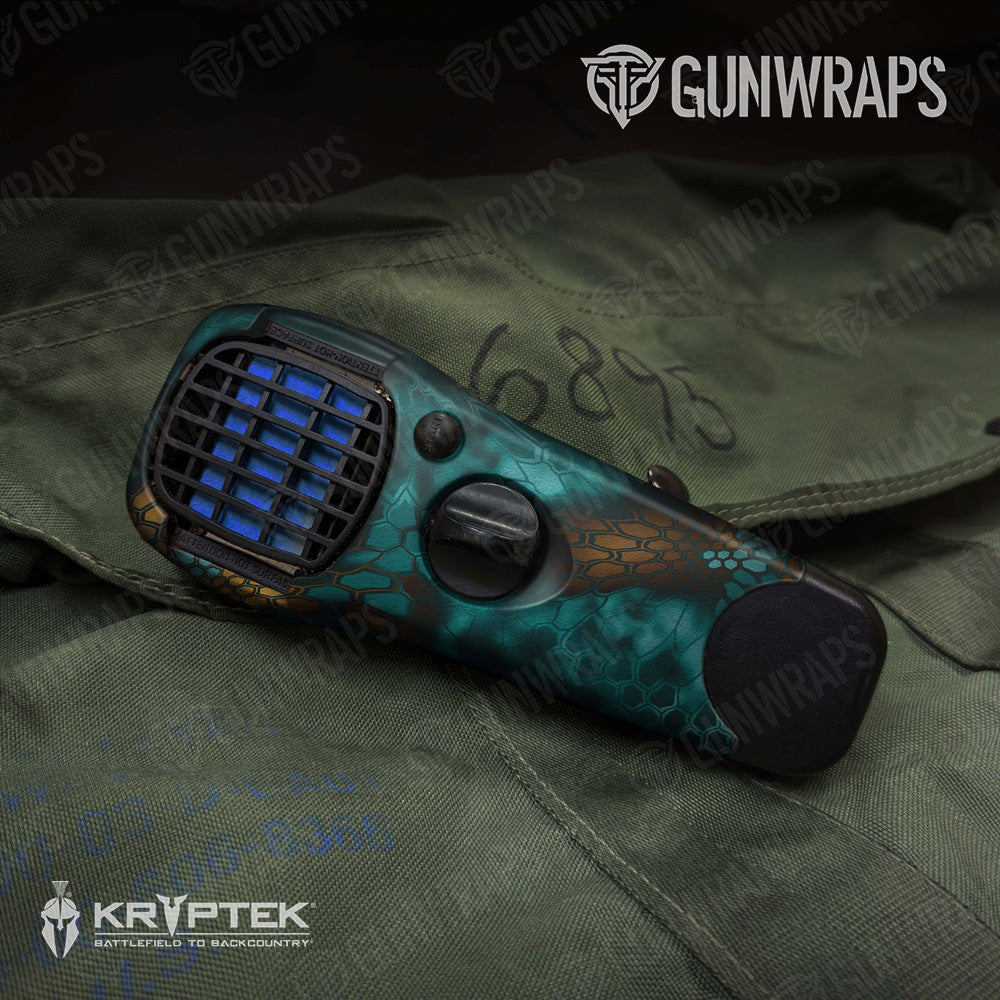 Thermacell Kryptek Turquoise Camo Gear Skin Vinyl Wrap