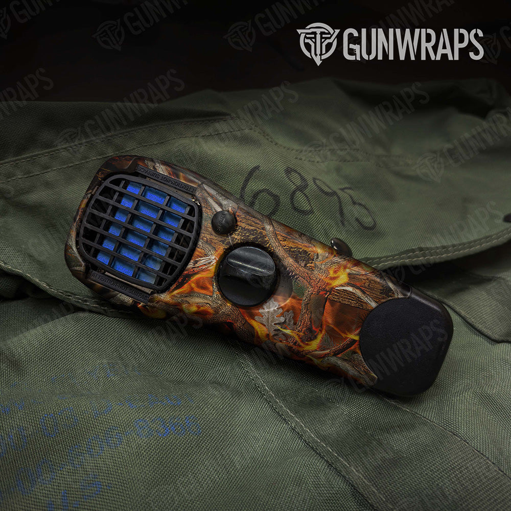 Nature Burning Buck Skull Camo Thermacell Gear Skin Vinyl Wrap